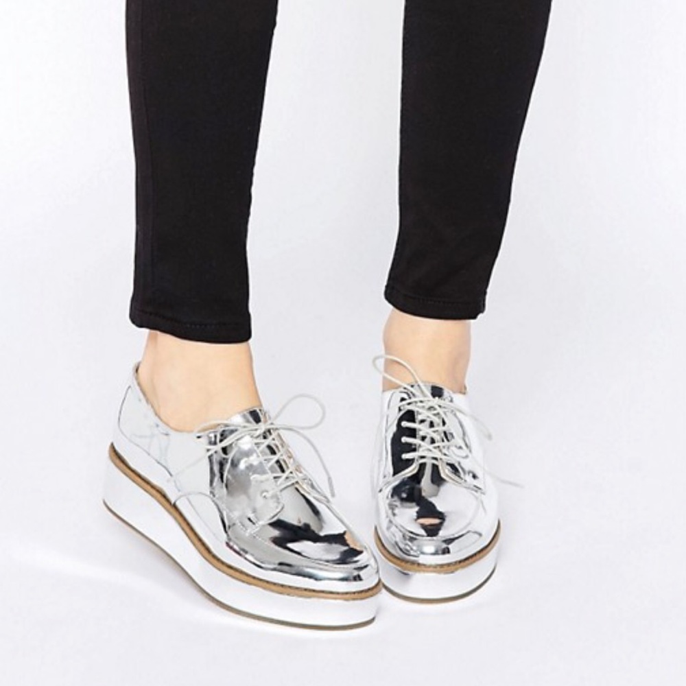 ASOS MAVIS Flatform Lace Up shoes